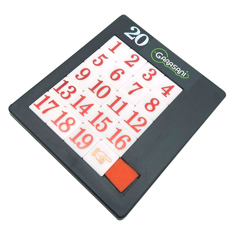 GARASANI Number Slide Puzzle Brain Teaser IQ Game (19 Number) - Image 3